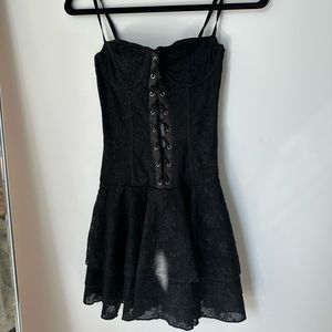 MISCHA MINI DRESS BLACK OUTCAST CLOTHING